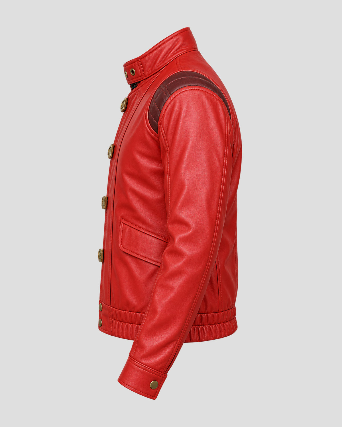 Akira Kaneda Red Motorcycle Leather Jacket