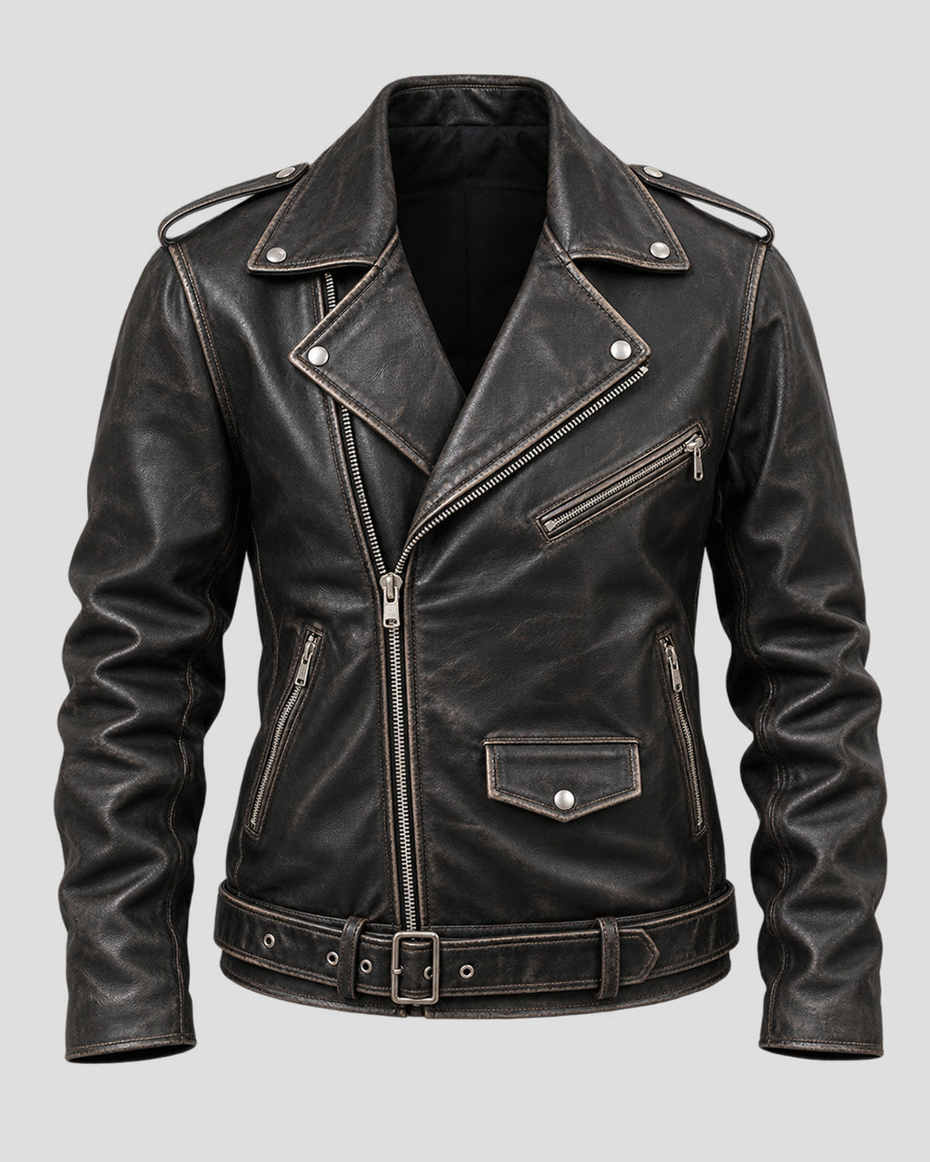 Atom Cats Fallout 4 Brown Leather Jacket