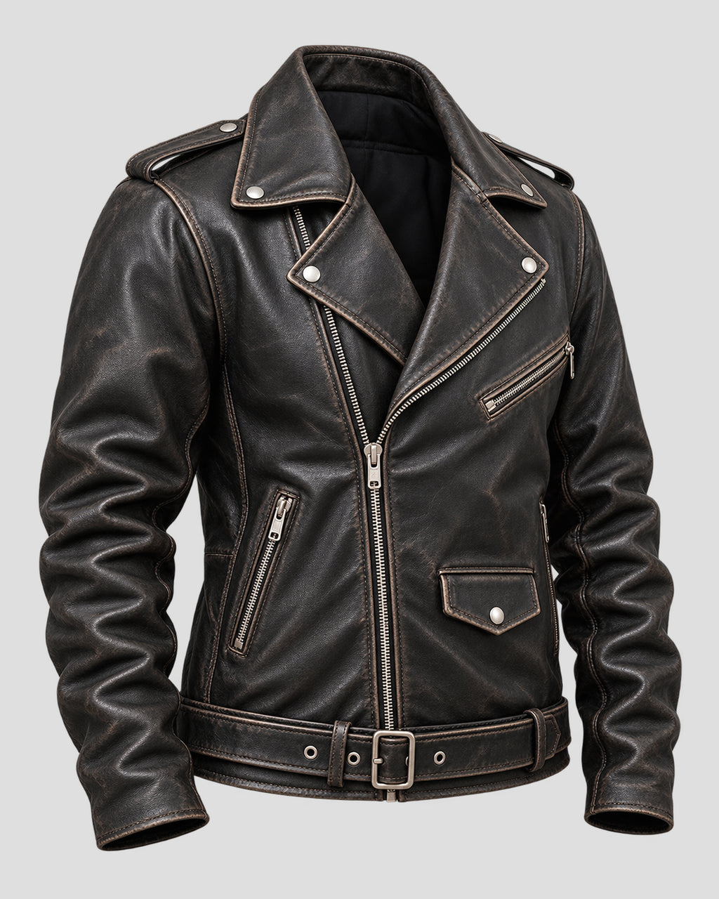 Atom Cats Fallout 4 Brown Leather Jacket