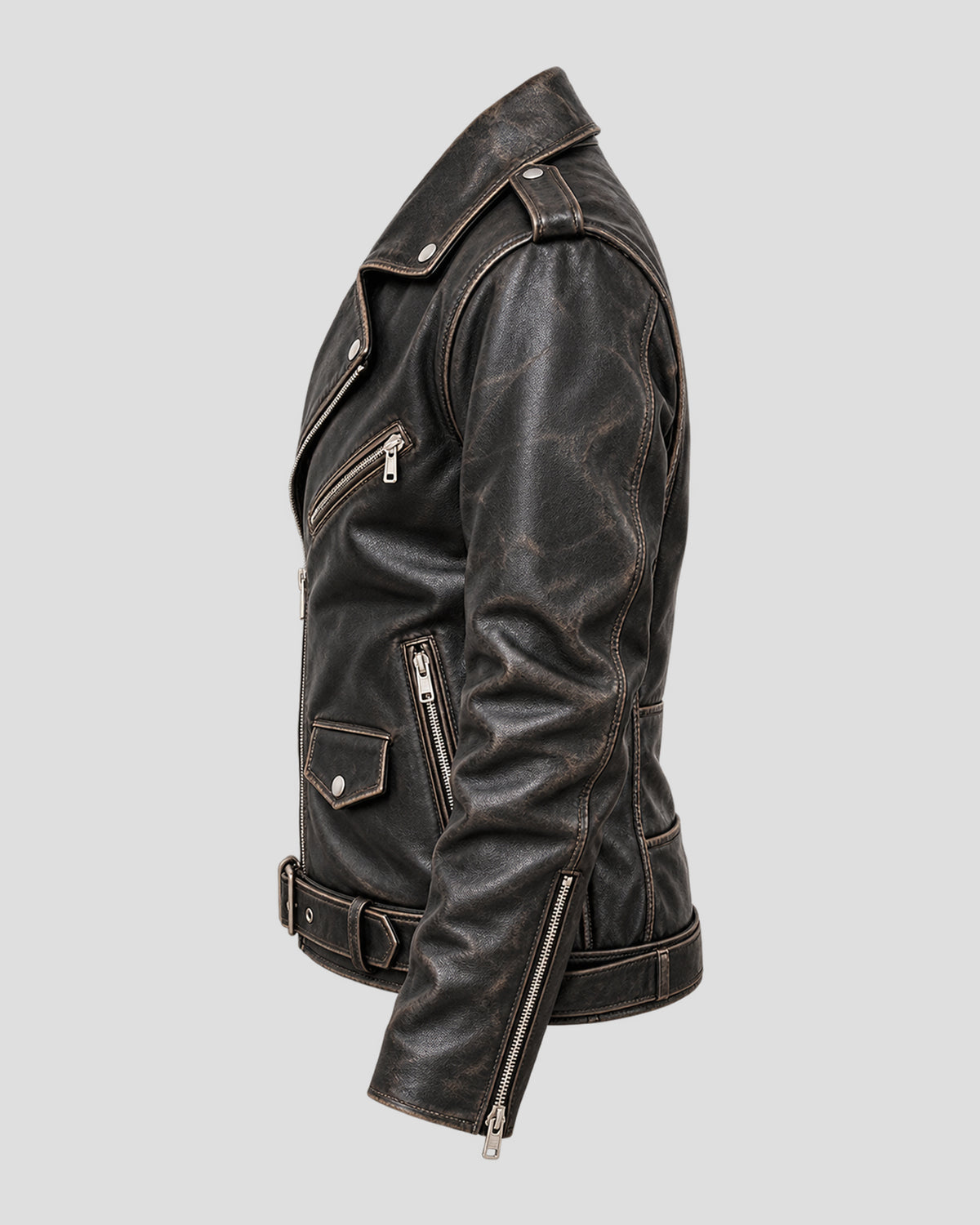 Atom Cats Fallout 4 Brown Leather Jacket