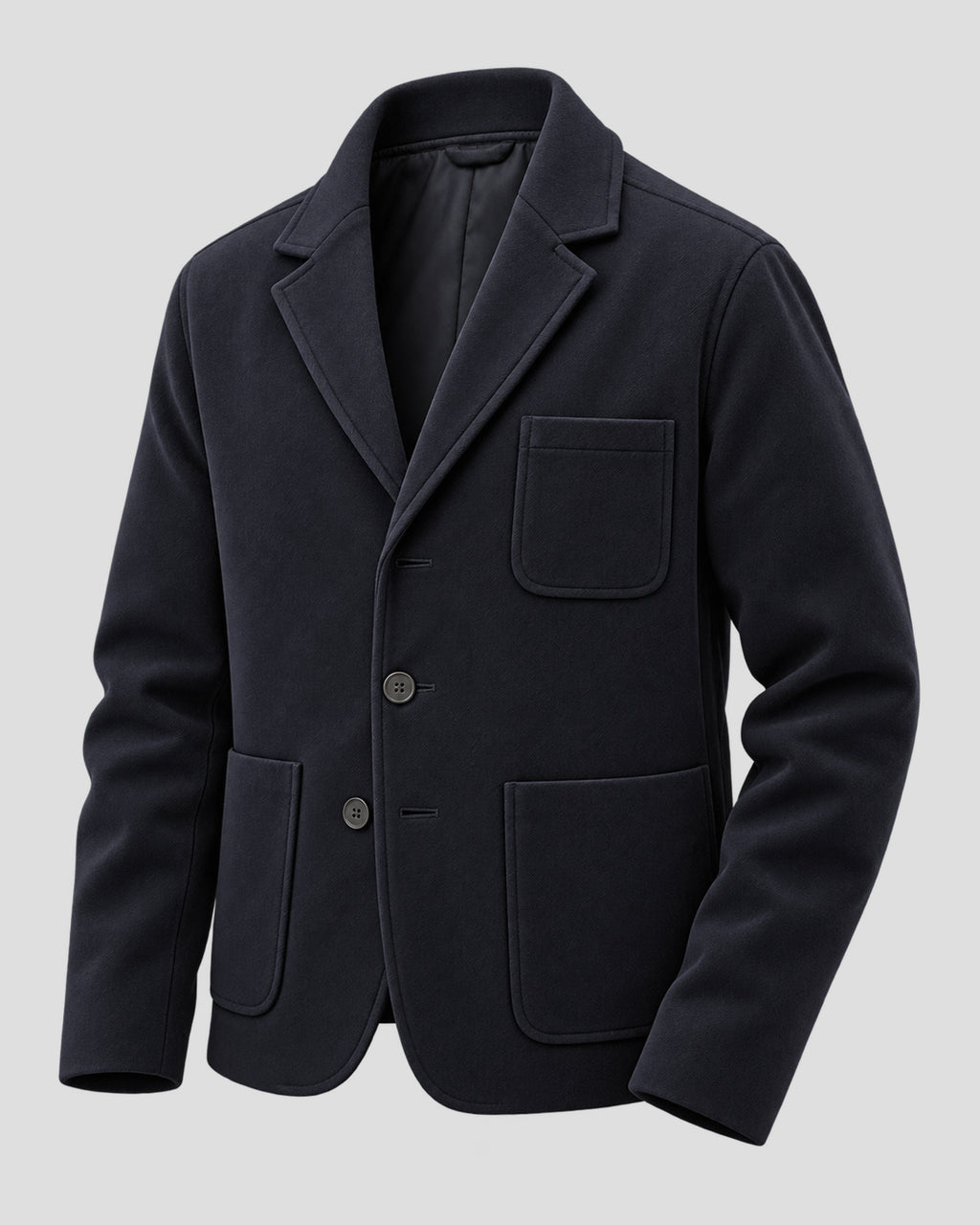 Curb Your Enthusiasm Larry David Black Wool Blazer