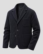 Curb Your Enthusiasm Larry David Black Wool Blazer