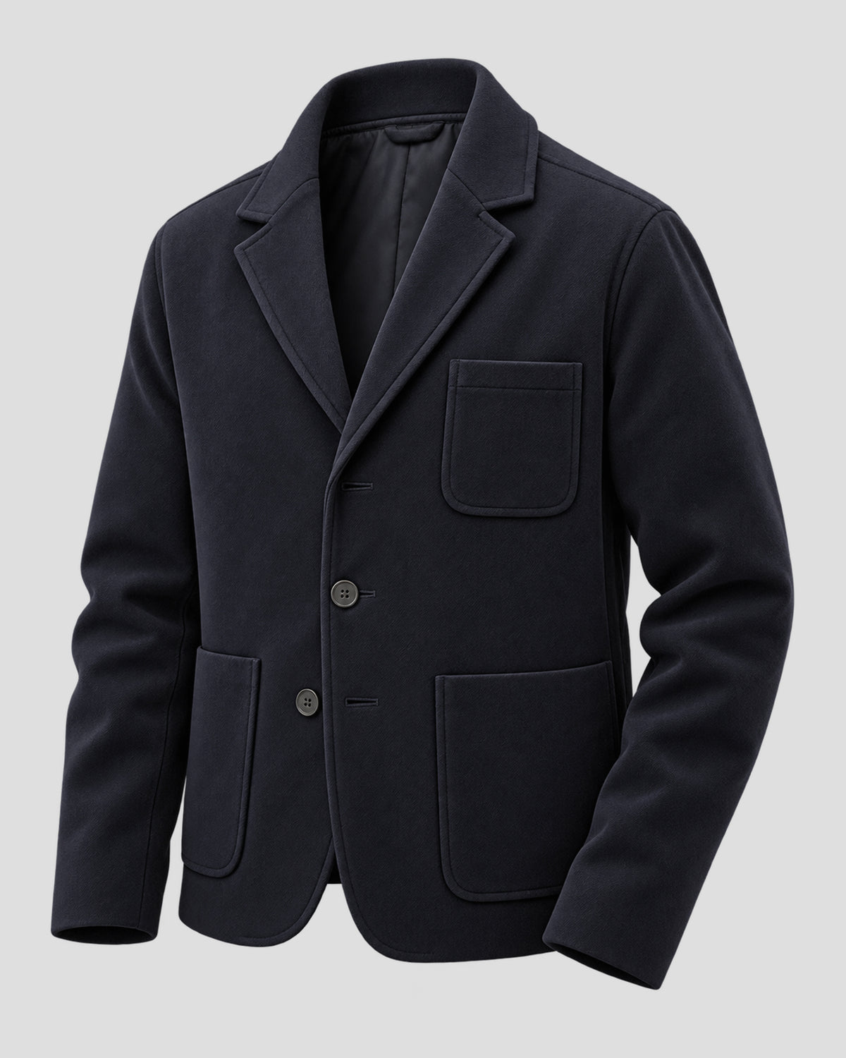 Curb Your Enthusiasm Larry David Black Wool Blazer