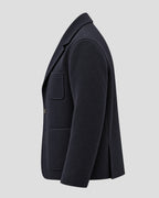 Curb Your Enthusiasm Larry David Black Wool Blazer