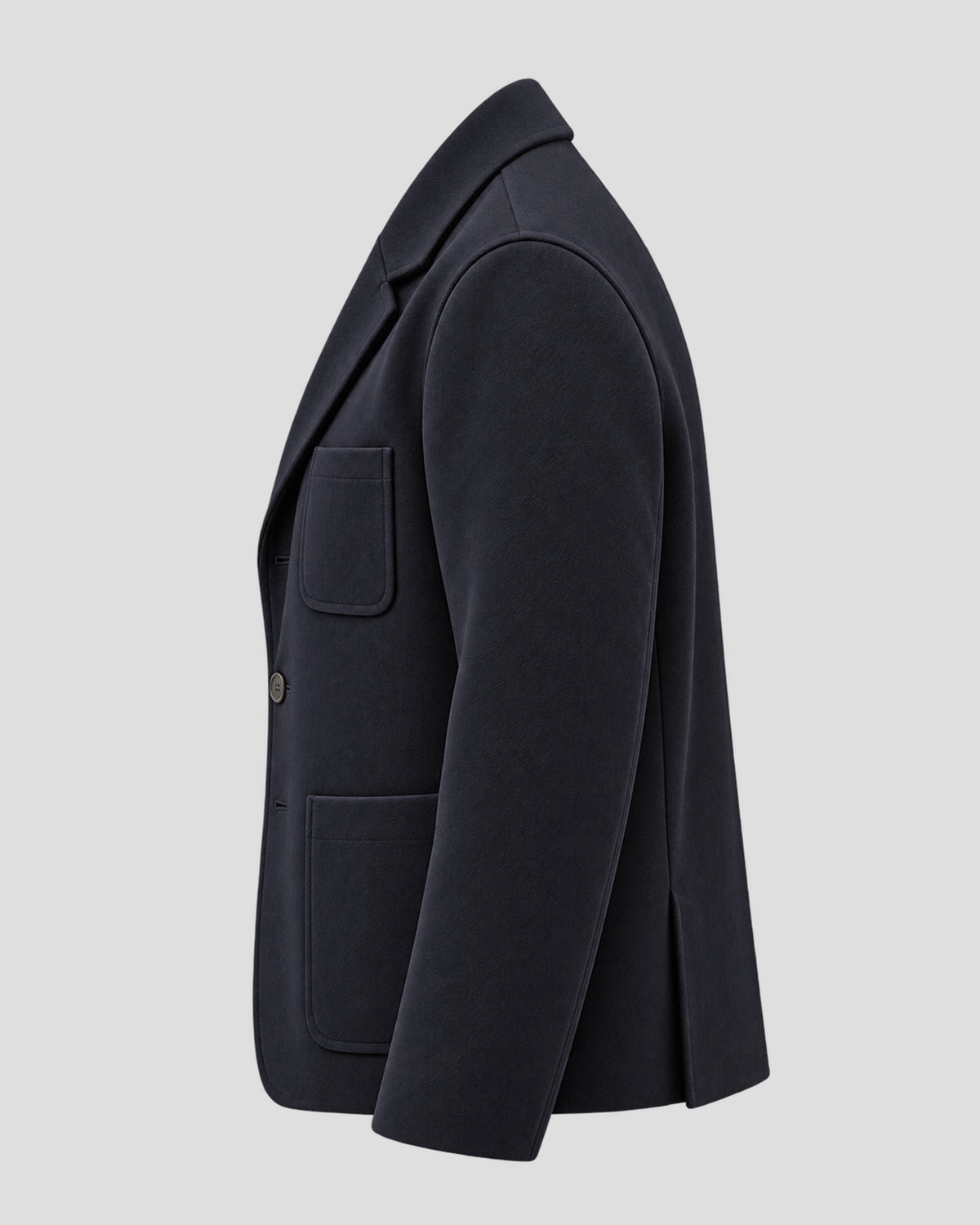 Curb Your Enthusiasm Larry David Black Wool Blazer