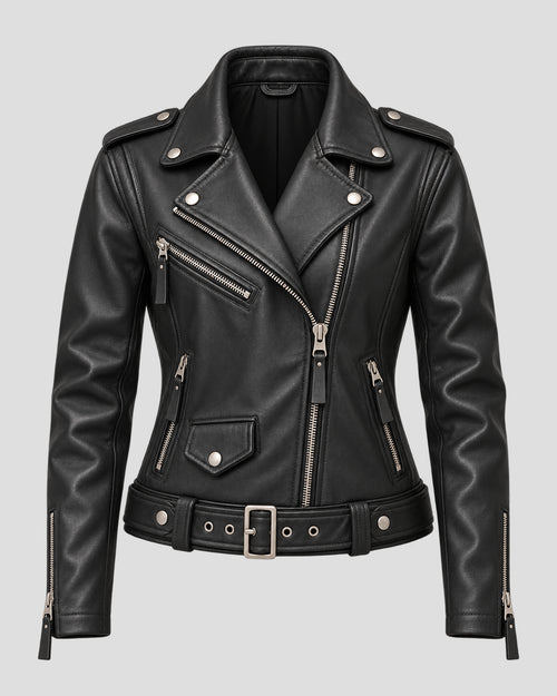 Danny Trejo Black Biker Leather Jacket