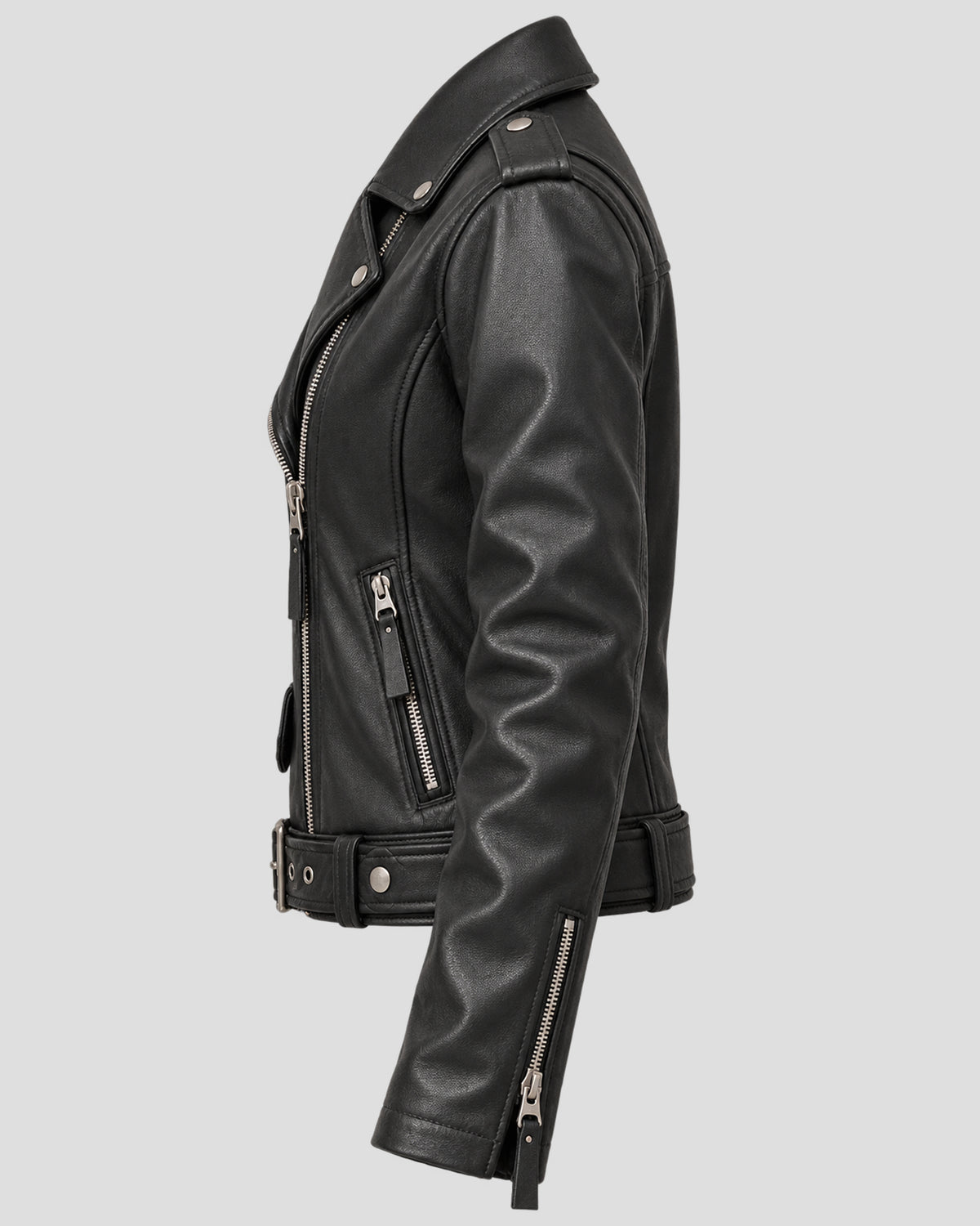 Danny Trejo Black Biker Leather Jacket