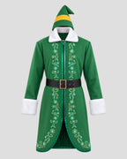 Elf Will Ferrell Green Coat | Buddy Elf Will Ferrell Cosplay Costume