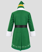 Elf Will Ferrell Green Coat | Buddy Elf Will Ferrell Cosplay Costume