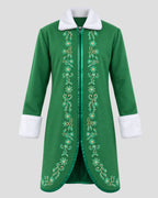 Elf Will Ferrell Green Coat | Buddy Elf Will Ferrell Cosplay Costume