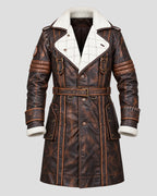 Fallout 4 Elder Maxson Brown Leather Coat