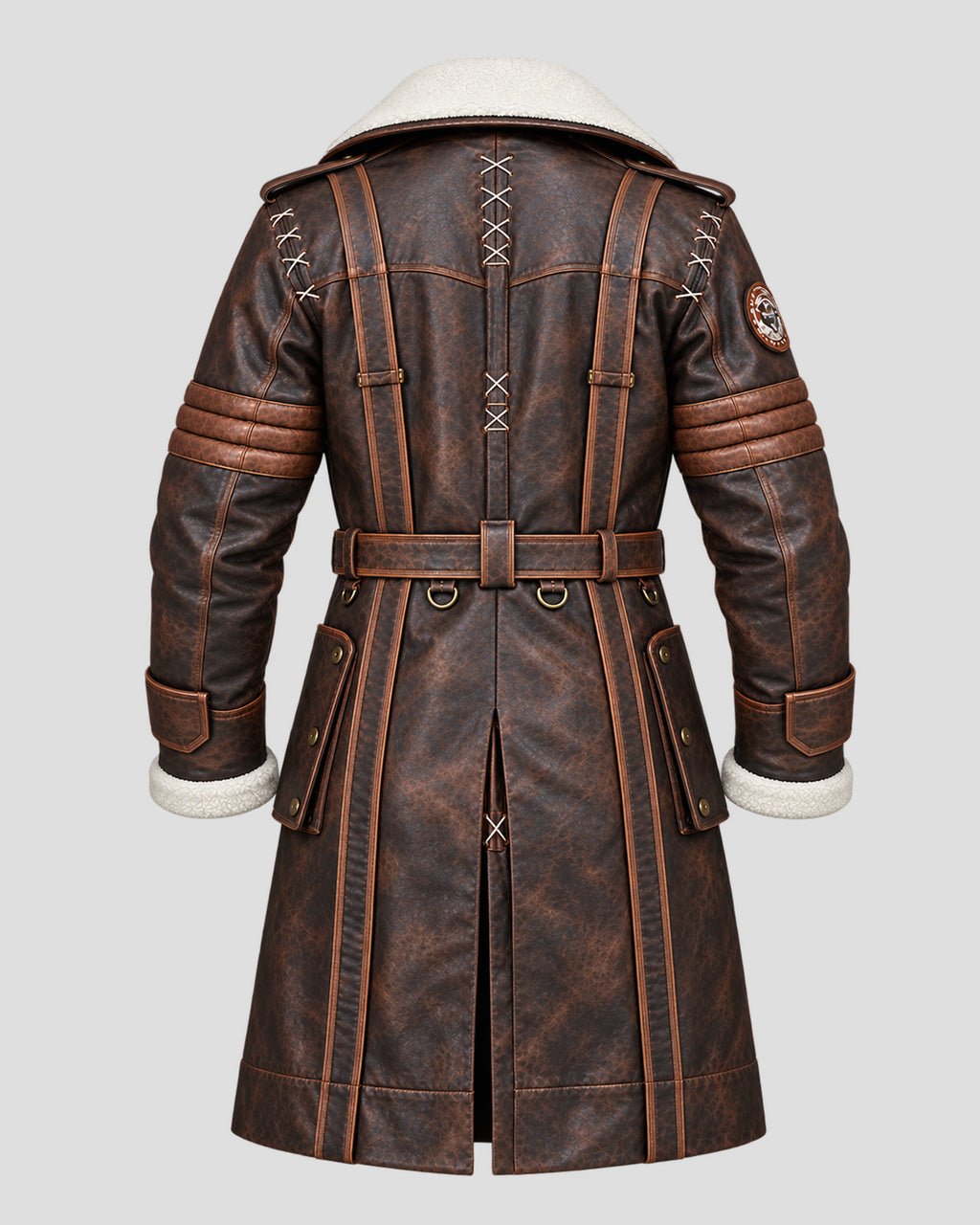 Fallout 4 Elder Maxson Brown Leather Coat