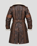 Fallout 4 Elder Maxson Brown Leather Coat