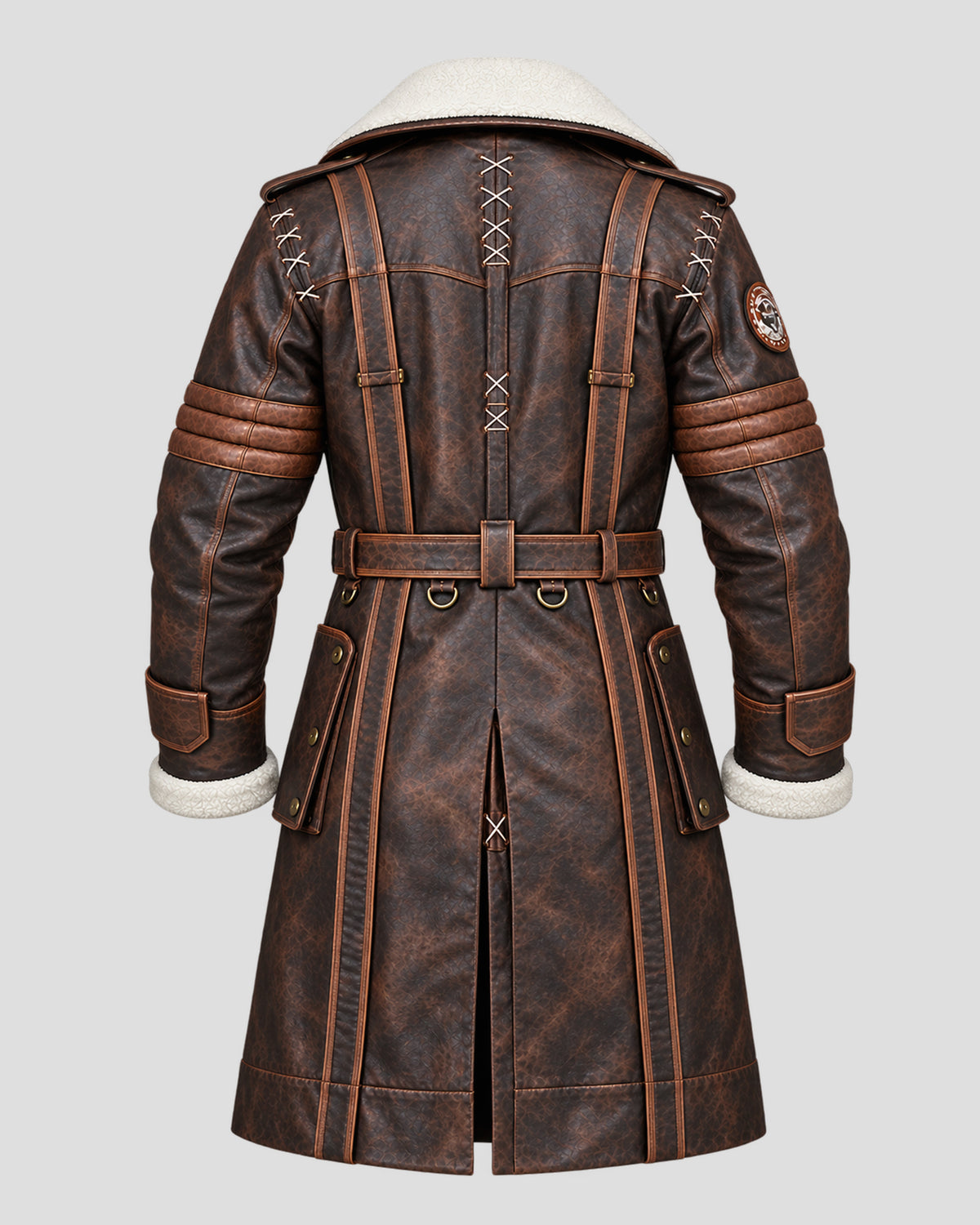 Fallout 4 Elder Maxson Brown Leather Coat