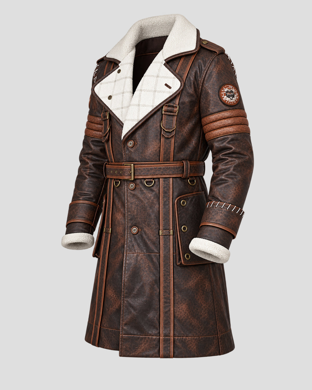 Fallout 4 Elder Maxson Brown Leather Coat