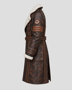 Fallout 4 Elder Maxson Brown Leather Coat