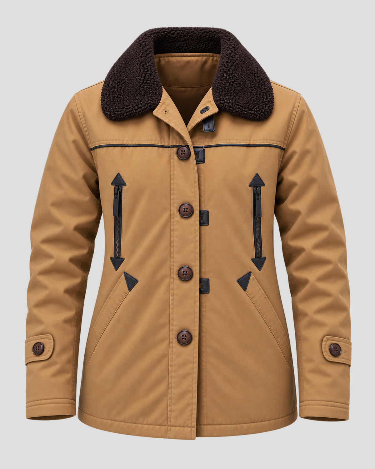 Gabriel Basso Love of Your Life Tan Cotton Jacket