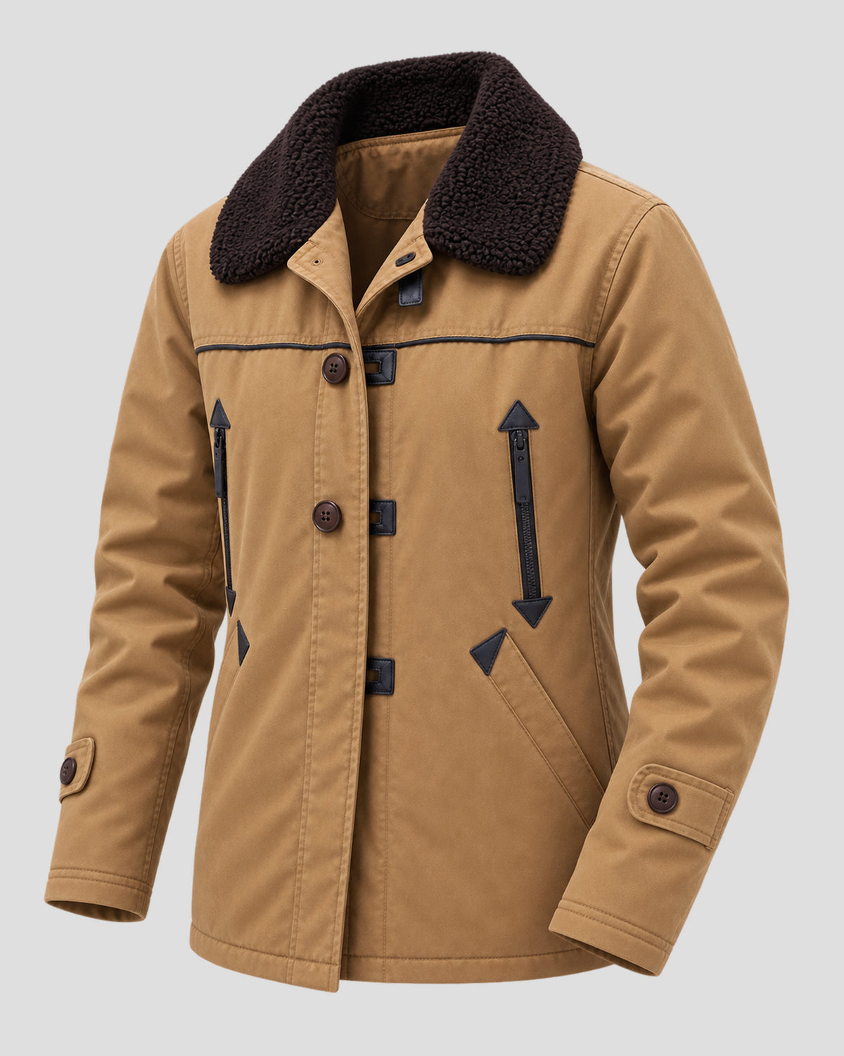 Gabriel Basso Love of Your Life Tan Cotton Jacket