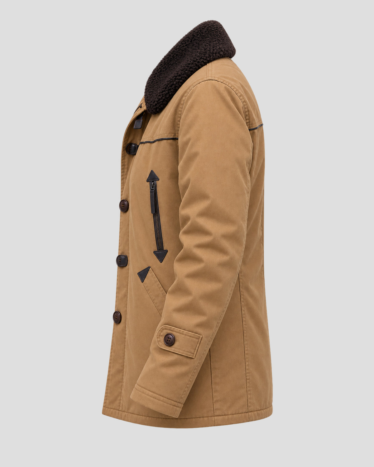 Gabriel Basso Love of Your Life Tan Cotton Jacket