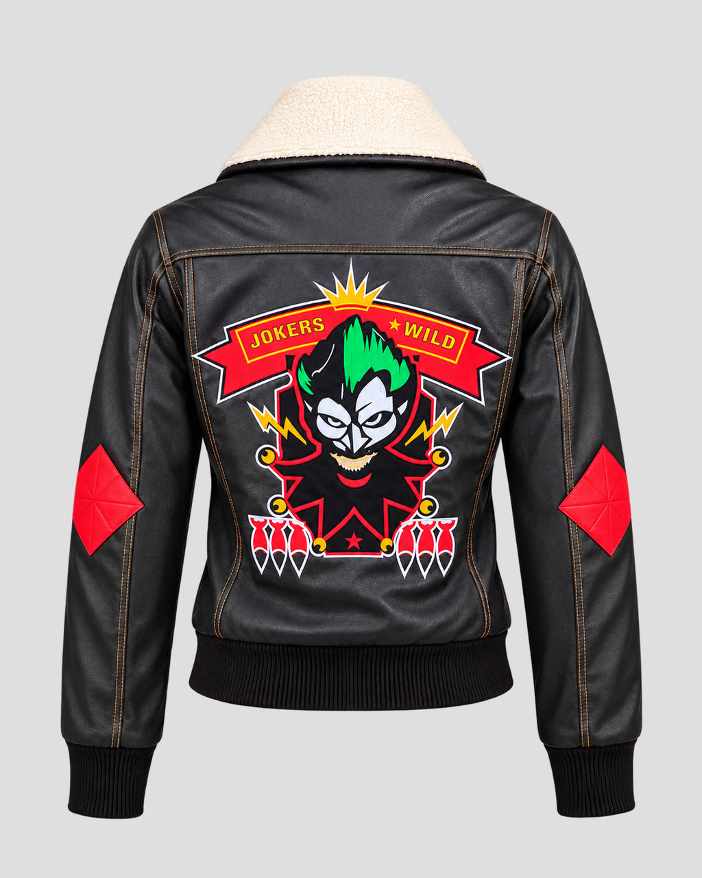 Harley Quinn Black Costume Leather Jacket