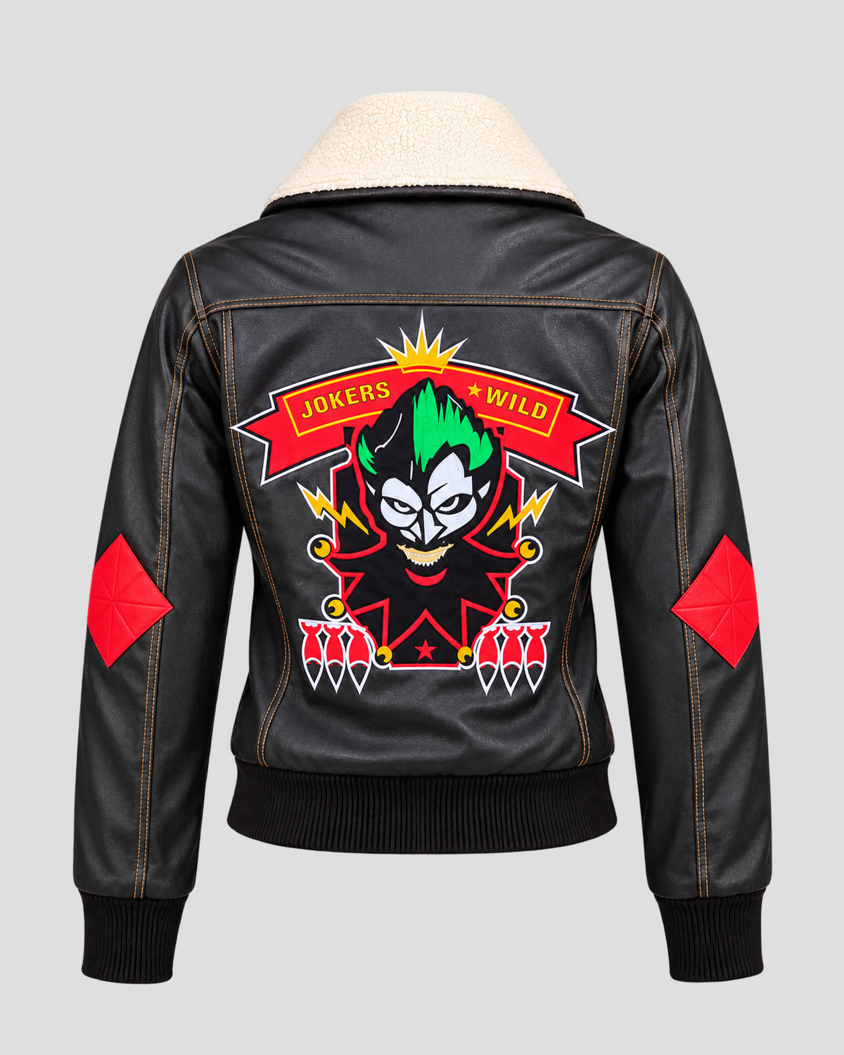 Harley Quinn Black Costume Leather Jacket