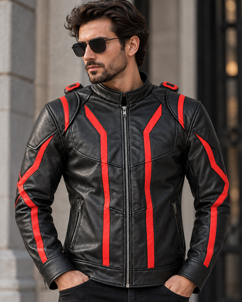 Jared Leto Tron Ares Costume Leather Jacket