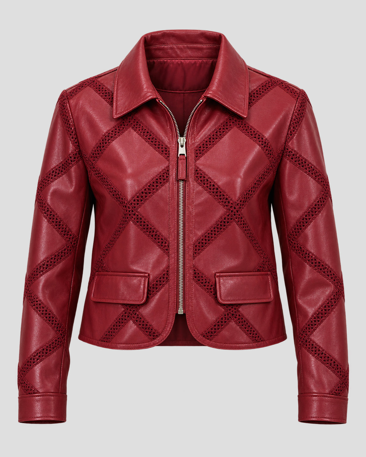 Joy Behar The View Red Leather Jacket
