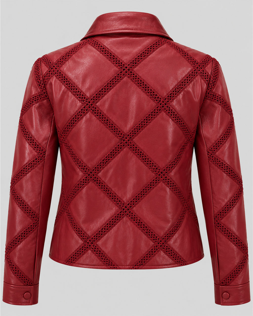 Joy Behar The View Red Leather Jacket