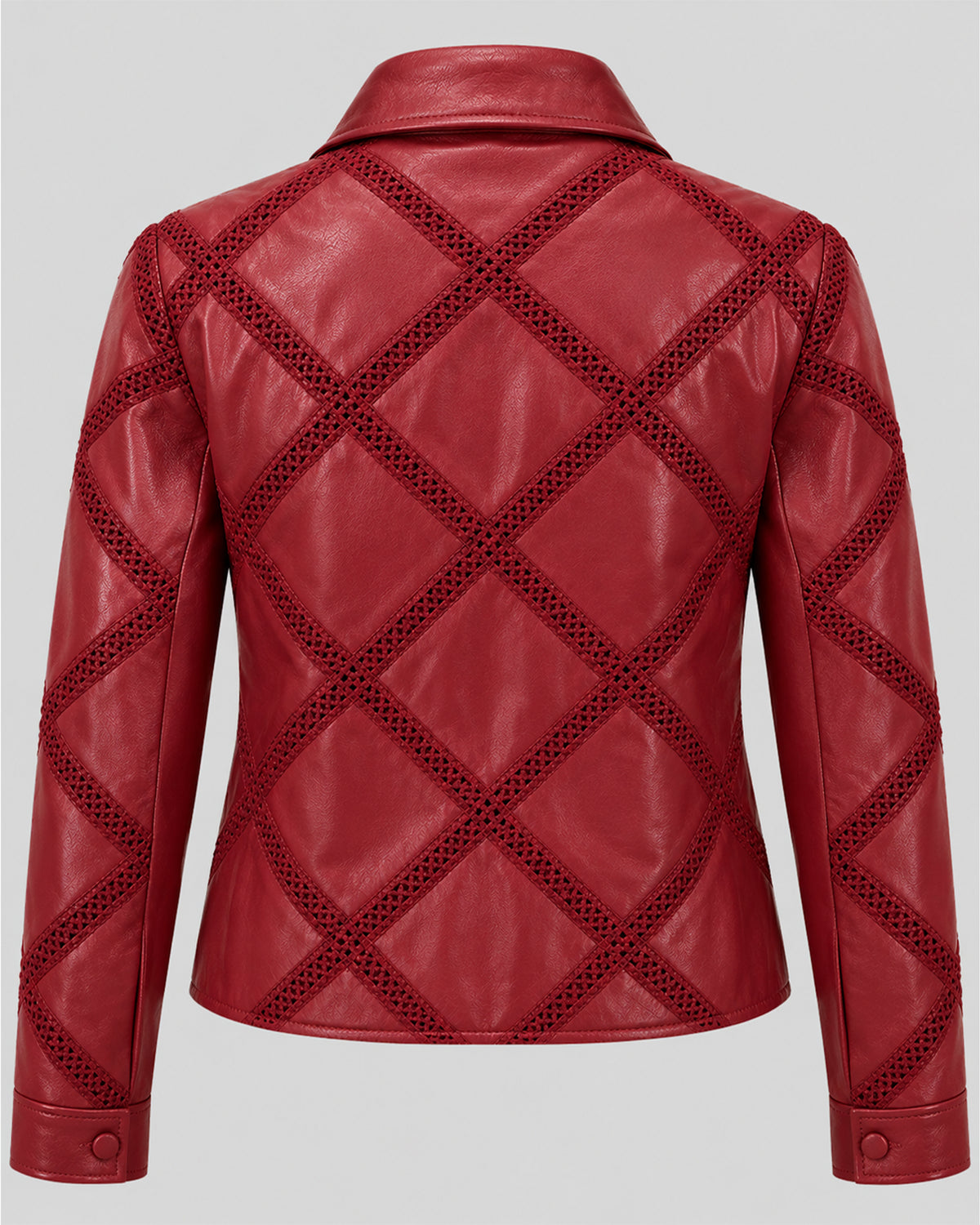 Joy Behar The View Red Leather Jacket