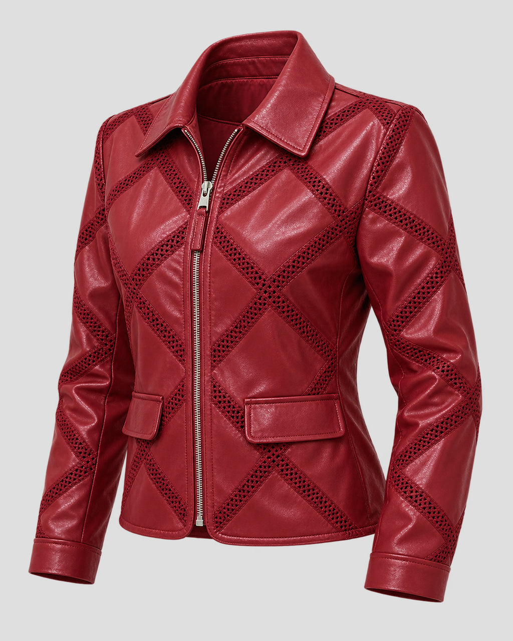 Joy Behar The View Red Leather Jacket