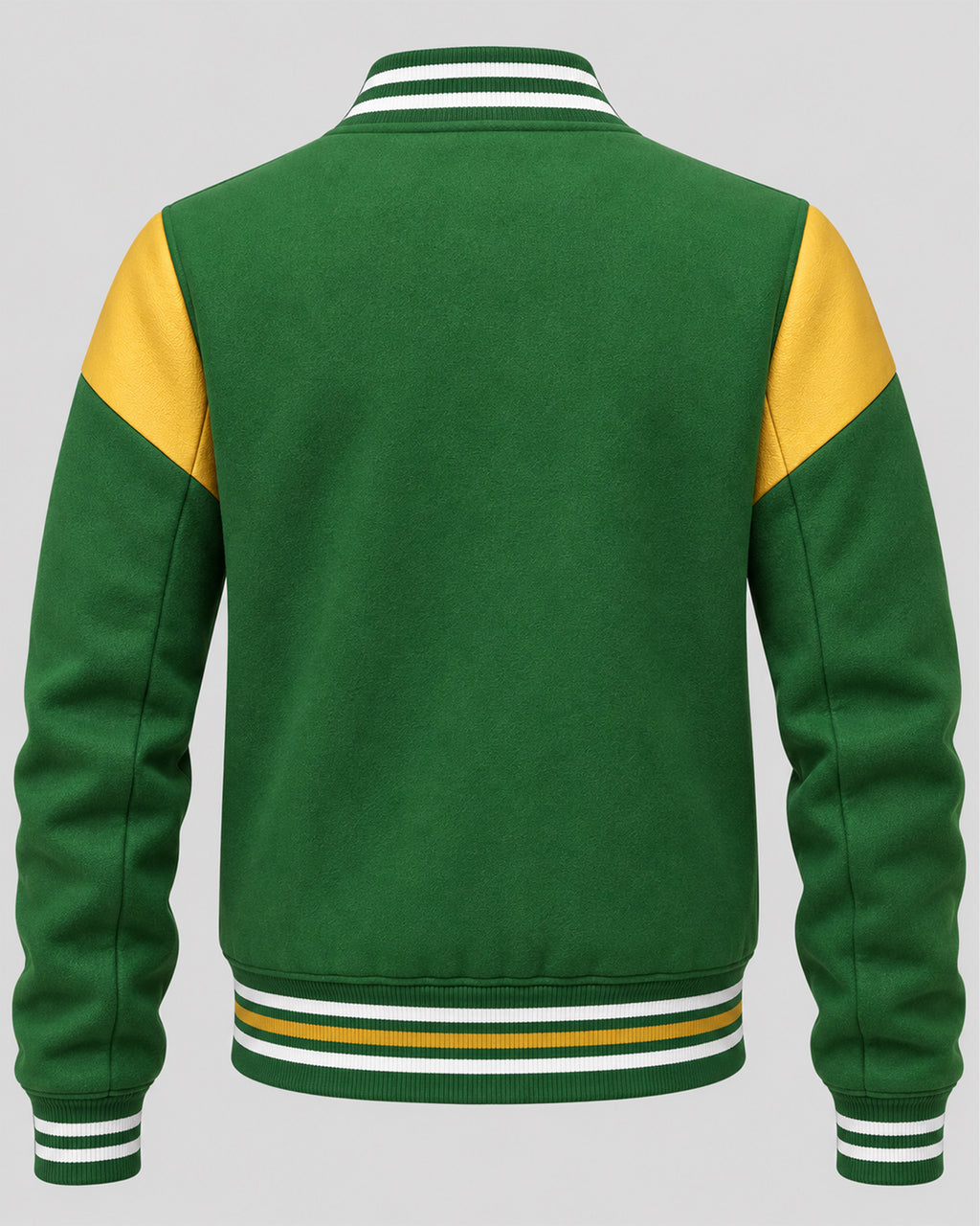 Lynda van der Klok Halloween Green Varsity Bomber Jacket
