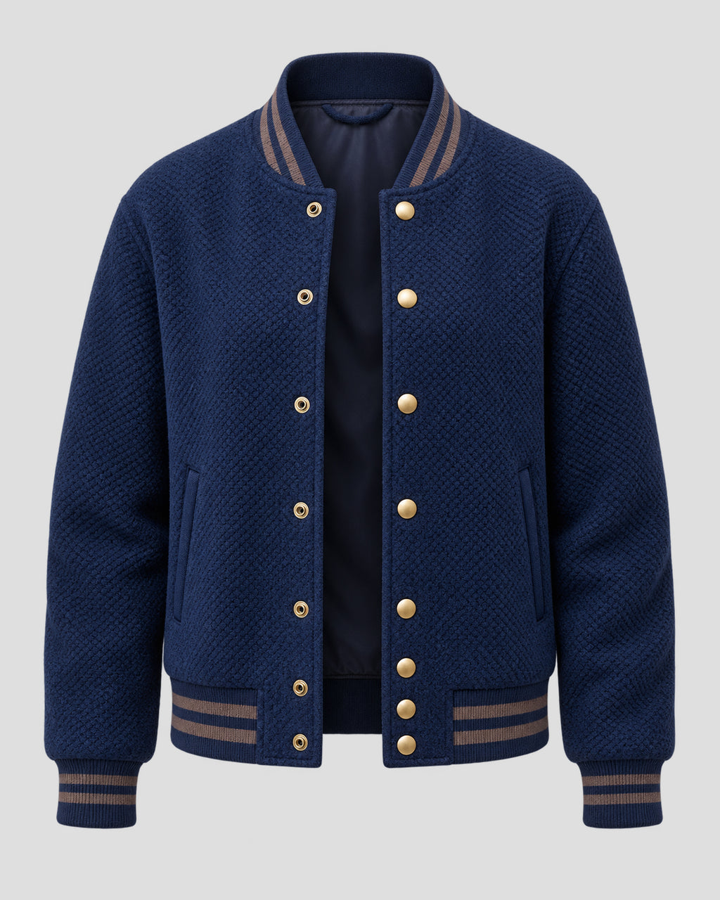 Margaret Qualley Love of Your Life Blue Varsity Jacket