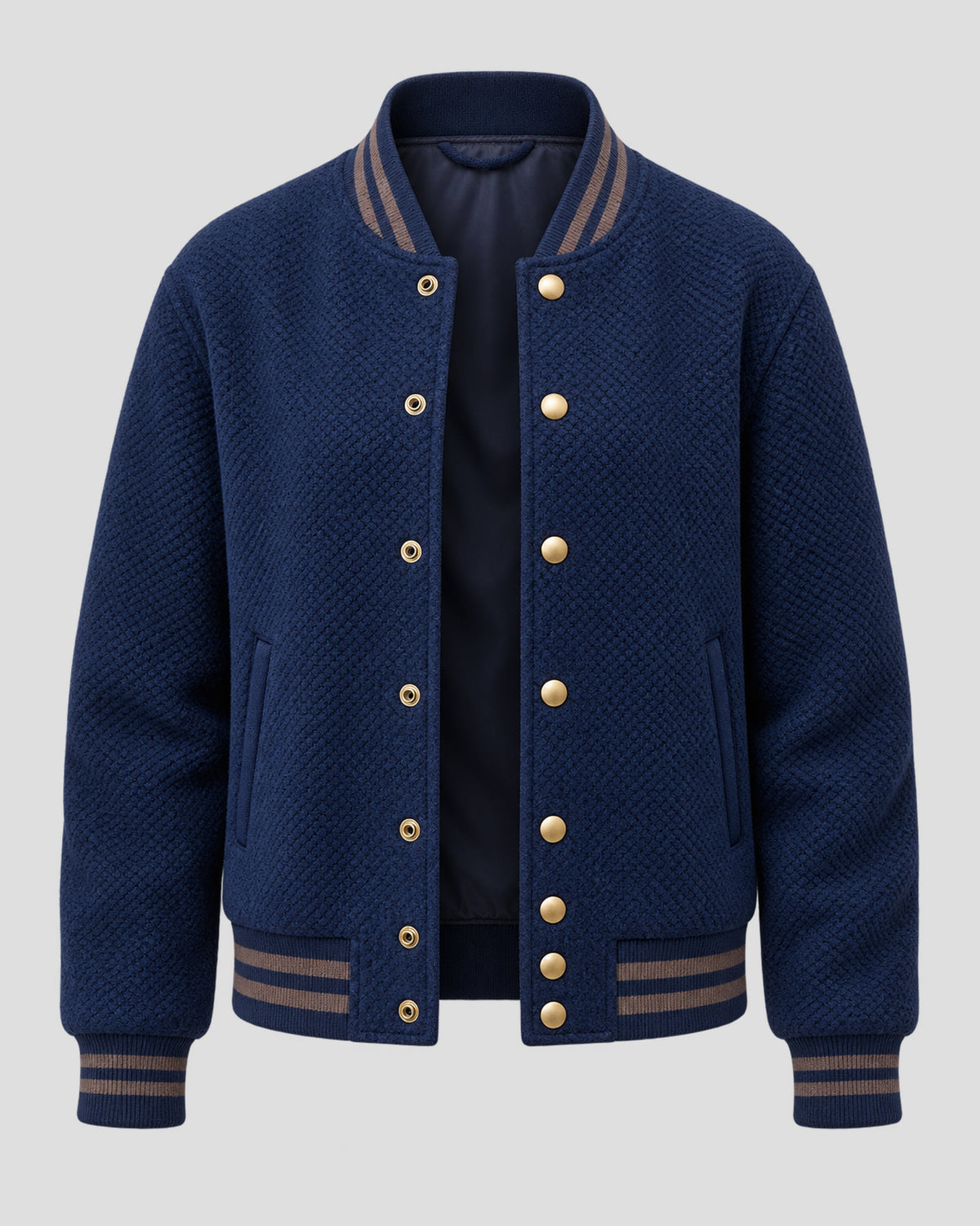 Margaret Qualley Love of Your Life Blue Varsity Jacket