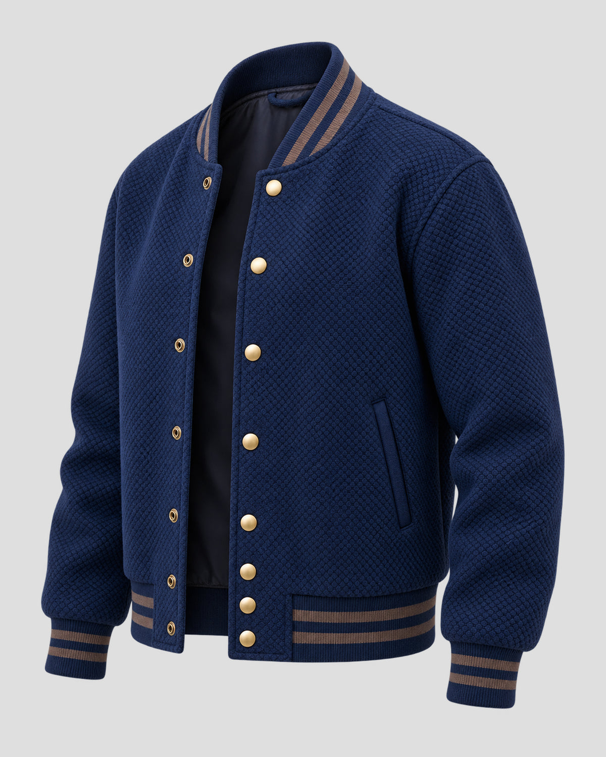 Margaret Qualley Love of Your Life Blue Varsity Jacket