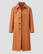 Marty Life Is Short Kate Hudson Brown Leather Coat