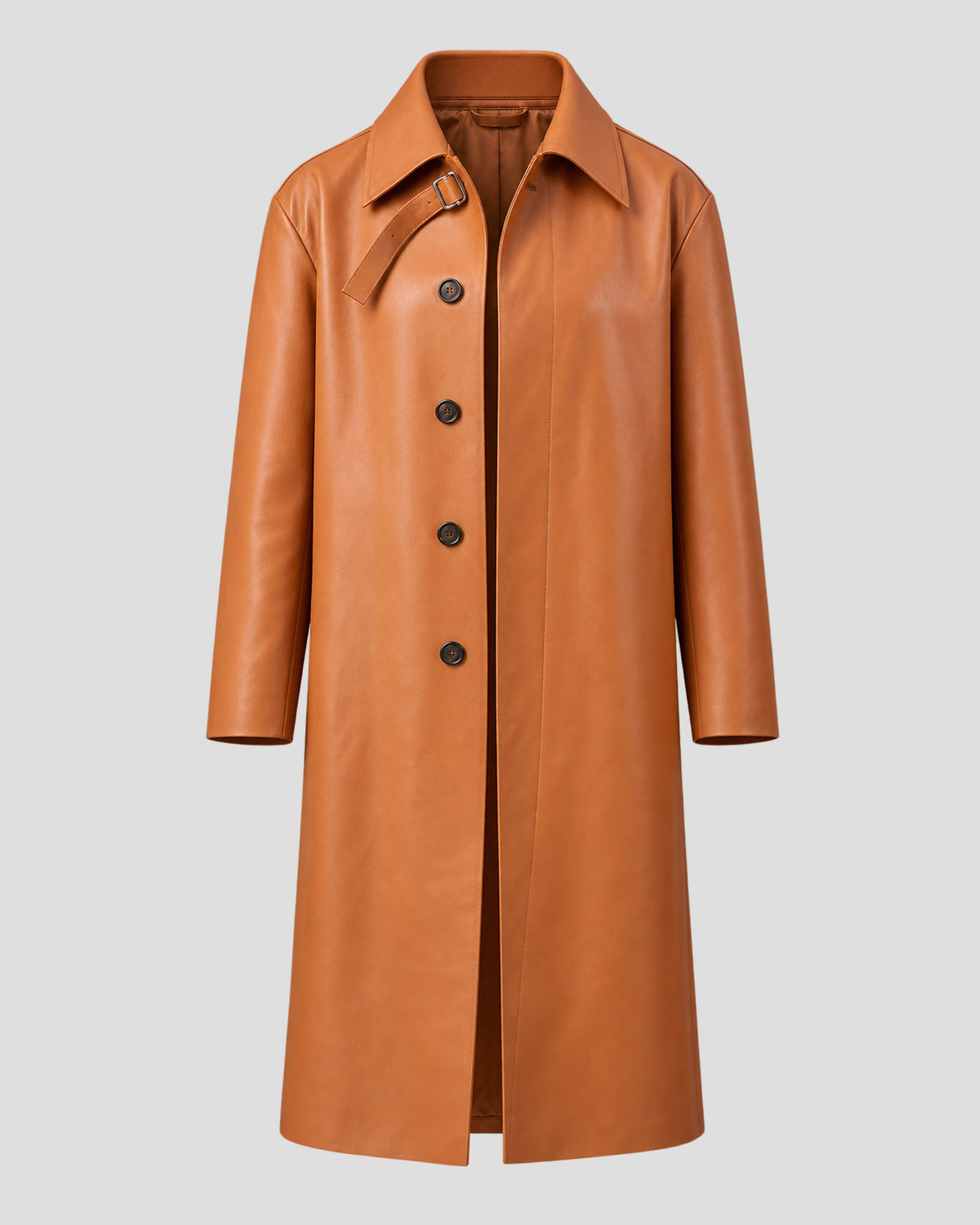 Marty Life Is Short Kate Hudson Brown Leather Coat