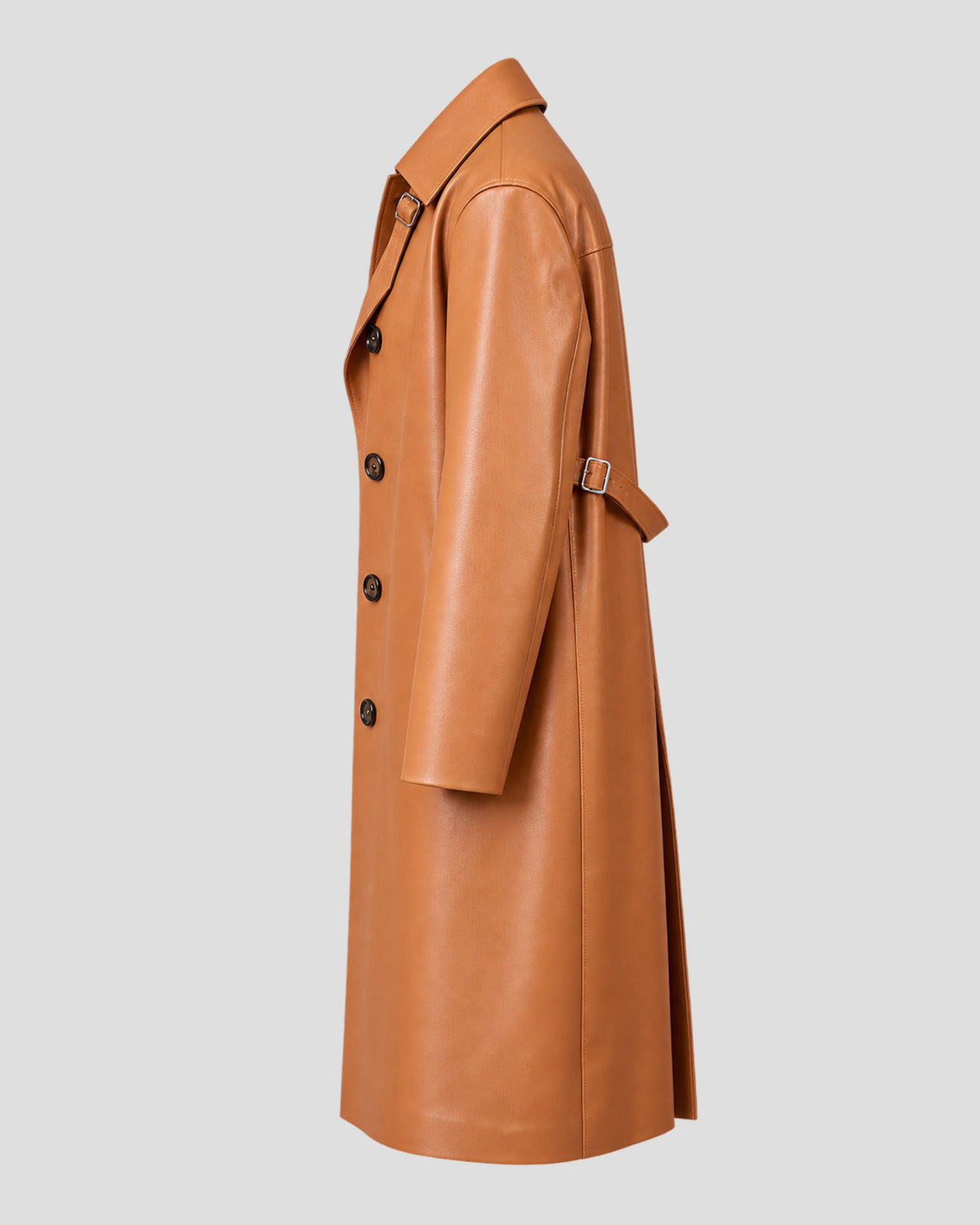 Marty Life Is Short Kate Hudson Brown Leather Coat