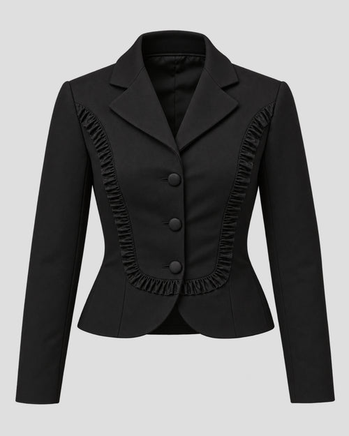 Mena Suvari American Horror Story Black Wool Blazer