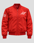 Pizza Planet Red Satin Bomber Jacket
