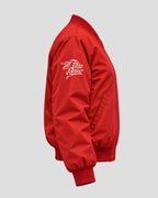 Pizza Planet Red Satin Bomber Jacket