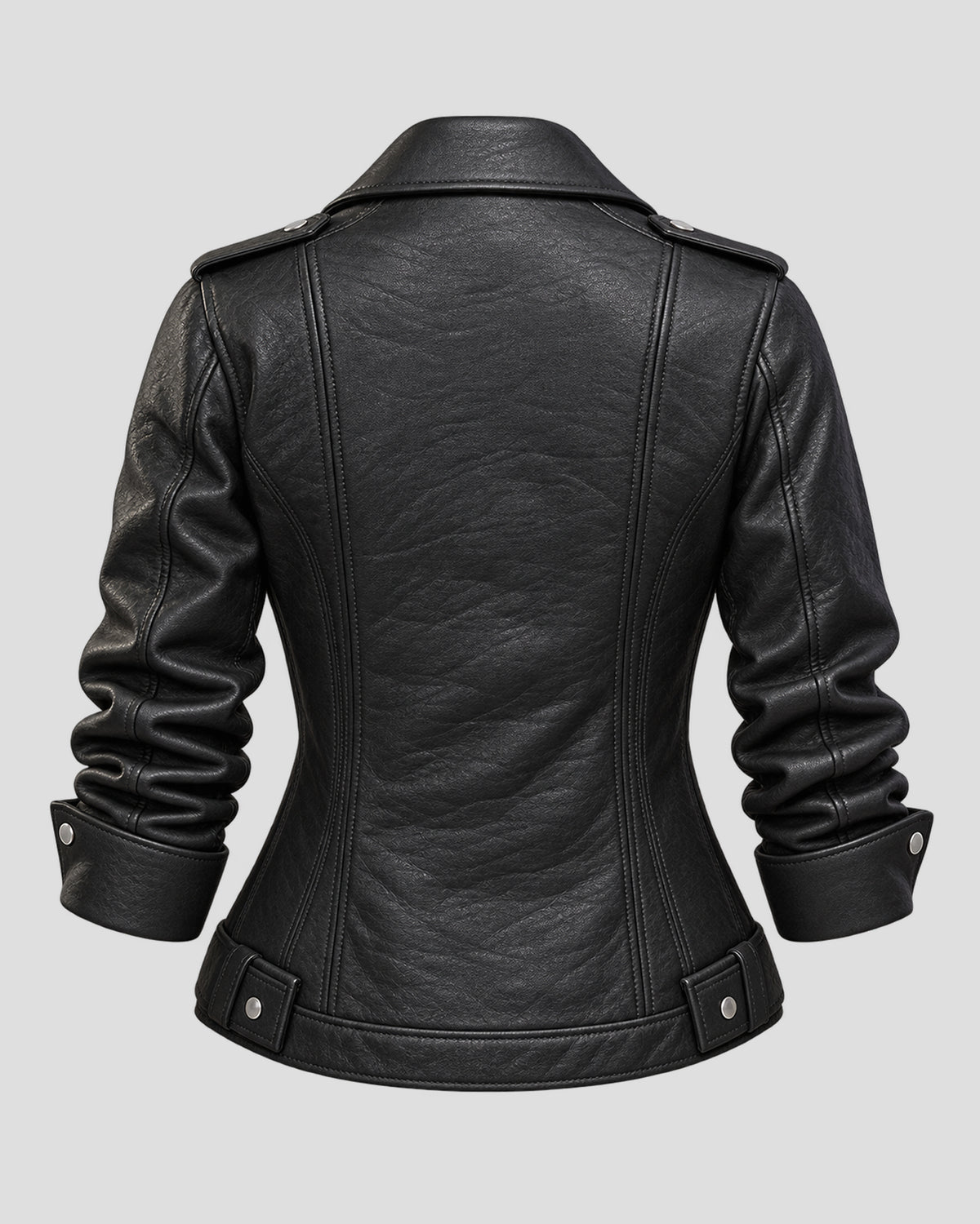 Rachel Calahan Halloween Black Biker Leather Jacket
