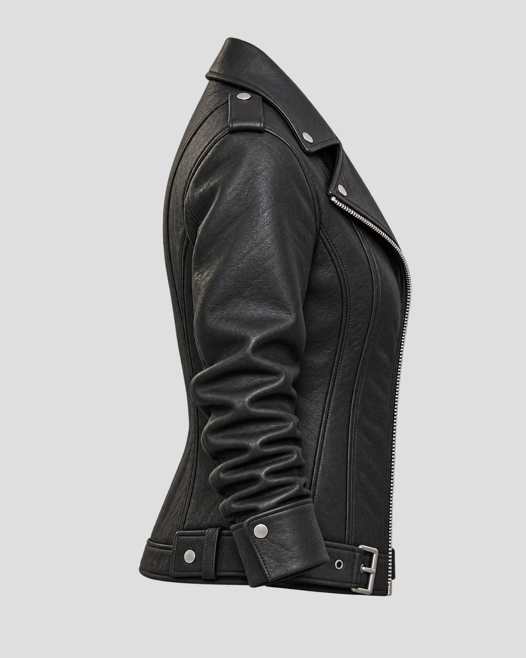 Rachel Calahan Halloween Black Biker Leather Jacket