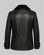 Resident Evil 9 Leon Kennedy Black Leather Coat