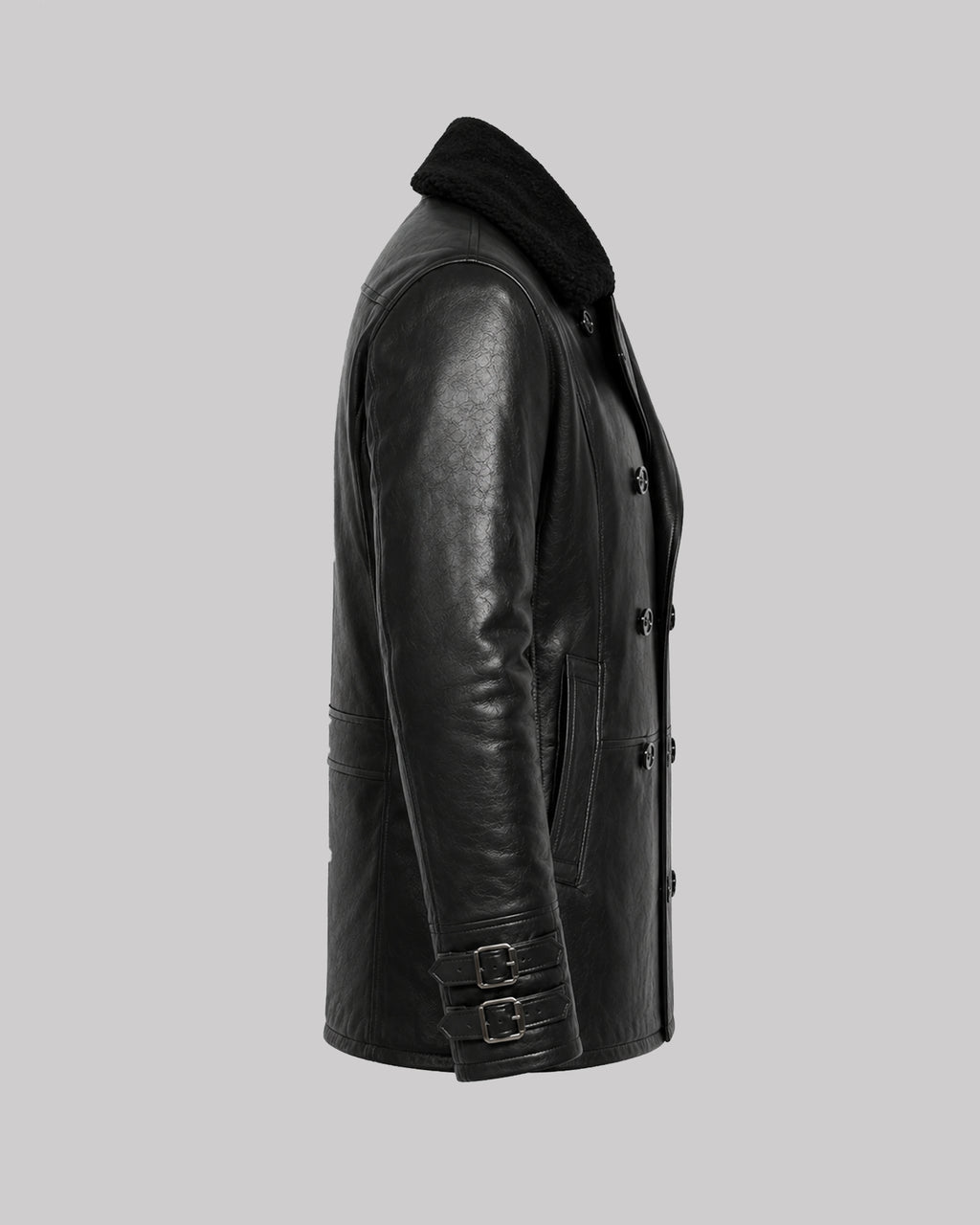 Resident Evil 9 Leon Kennedy Black Leather Coat