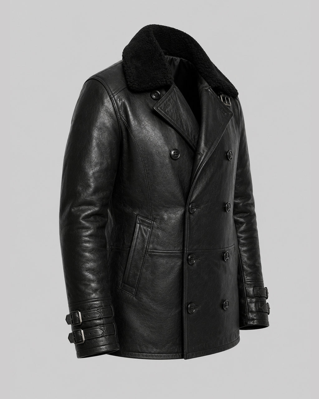 Resident Evil 9 Leon Kennedy Black Leather Coat
