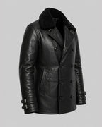 Resident Evil 9 Leon Kennedy Black Leather Coat