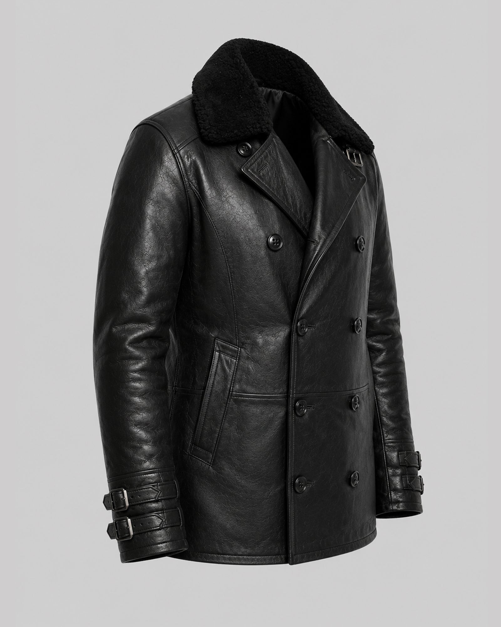 Resident Evil 9 Leon Kennedy Black Leather Coat