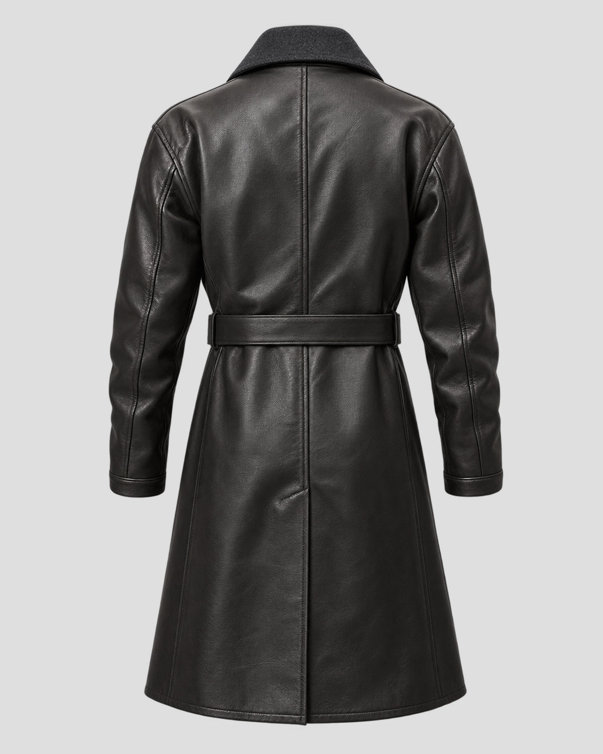 Rivals Alex Hassell Black Leather Coat