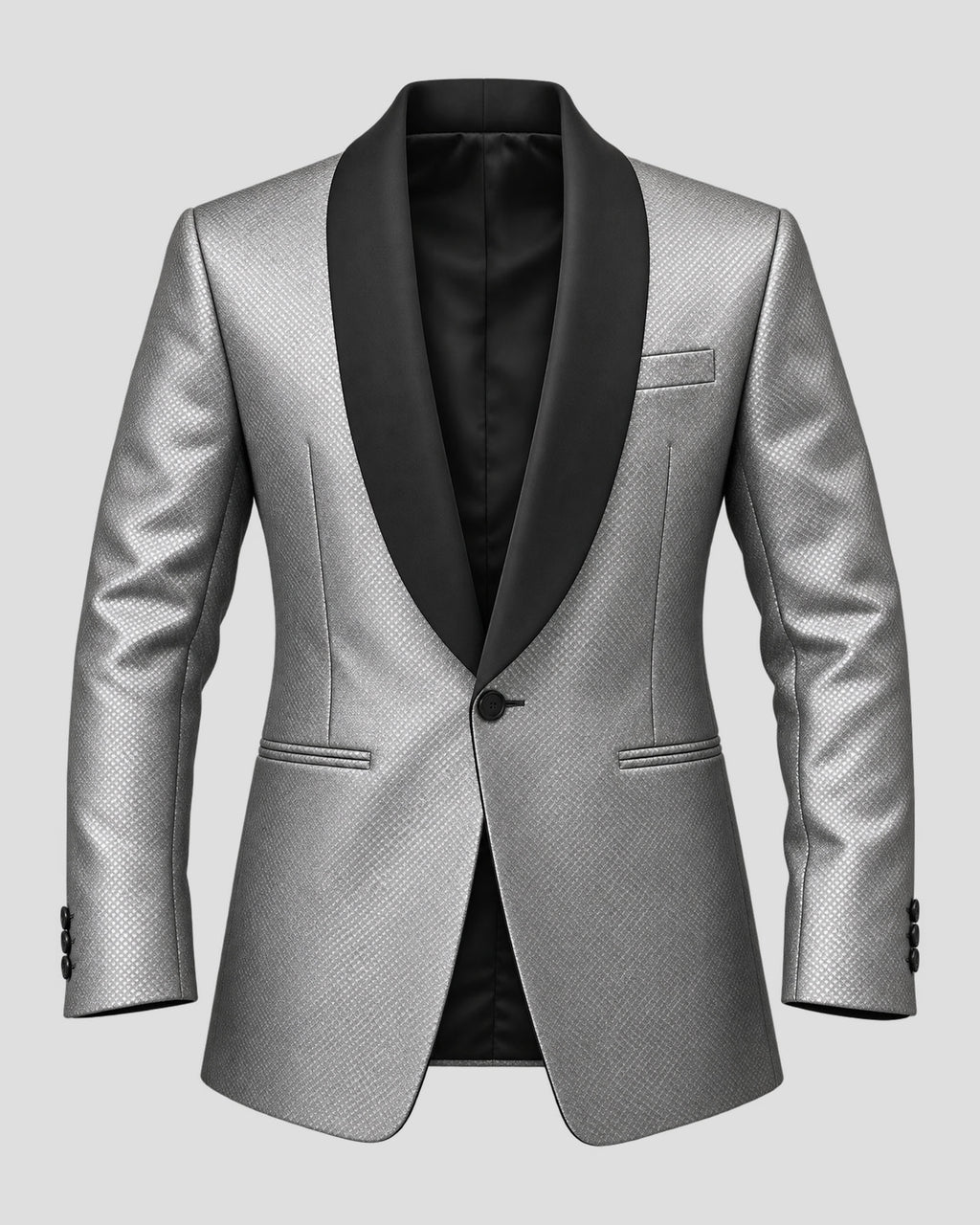 Suicide Squad Jared Leto Silver Leather Blazer