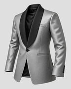 Suicide Squad Jared Leto Silver Leather Blazer
